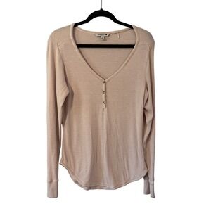 Toad&Co Women's Long Sleeve Henley - Cream